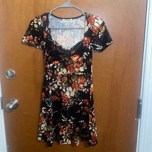 COPY - Velvet floral urban outfitters dress